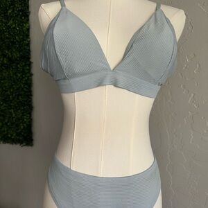 H&M Sky Blue Bikini Set Swimwear